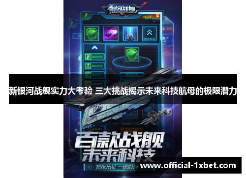 新银河战舰实力大考验 三大挑战揭示未来科技航母的极限潜力
