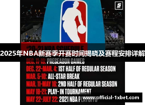 2025年NBA新赛季开赛时间揭晓及赛程安排详解